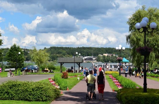 Apartament Green Mragowo-Mazury,Blisko Plaza, Centrum! Wi-Fi! Luaran gambar